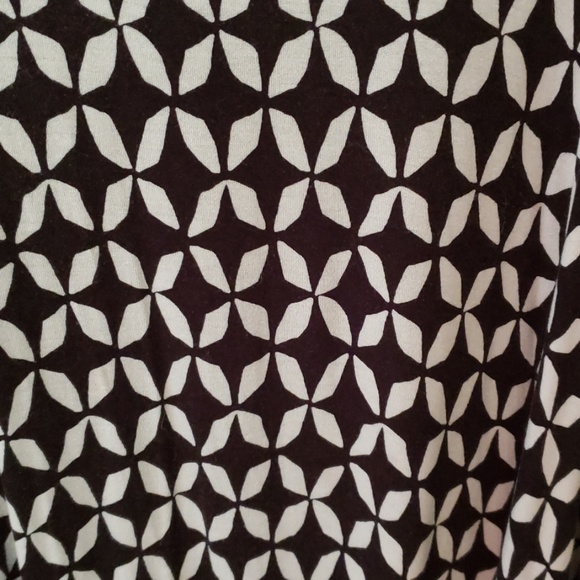 LOFT geometric pattern swing dress - Picture 5 of 5